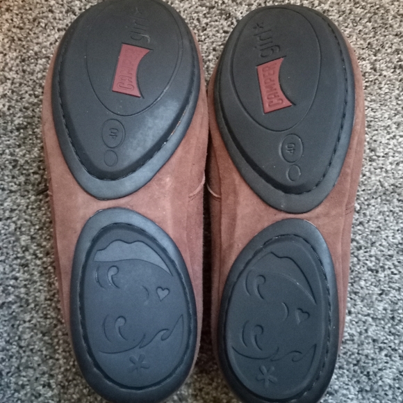 Camper Right Nina Lace up Suede Shoes sz 40 / 10 brown - Picture 8 of 8